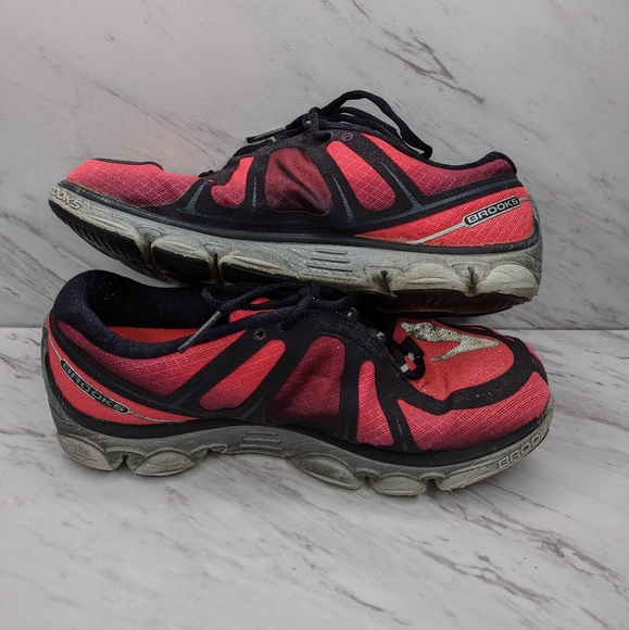 Brooks Pure Flow 2 Pink Black Women's Shoes Size 8.5 - Picture 11 of 11
